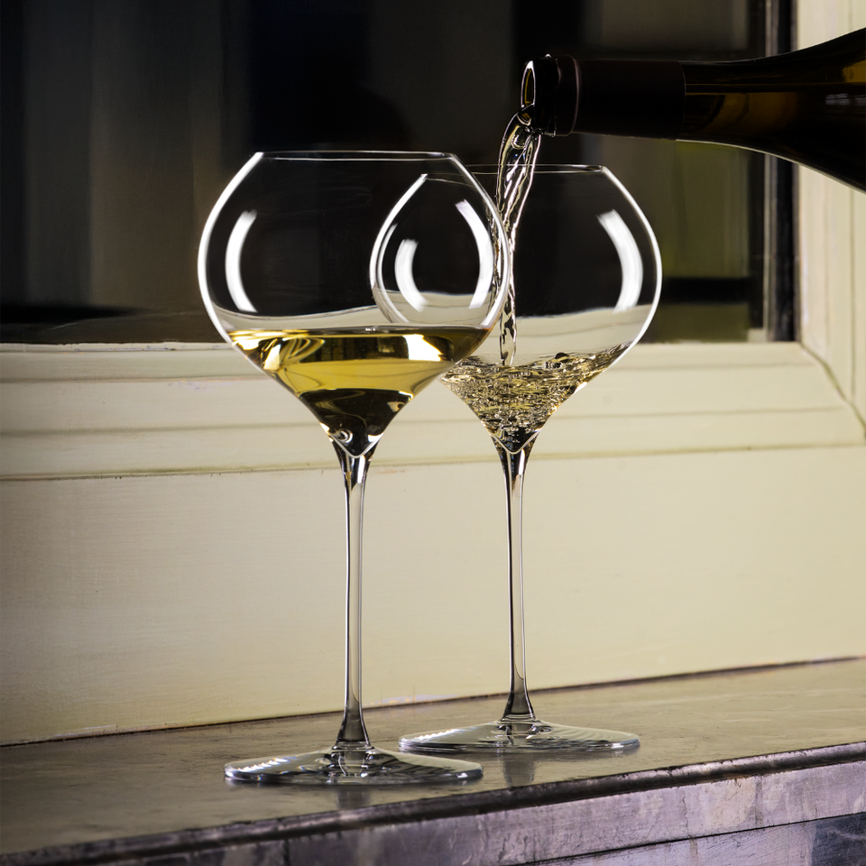 PRÉ-VENDA: Jogo 6 Taças Cristal Vinho Branco Grand Blanc 540ml Maison Lehmann