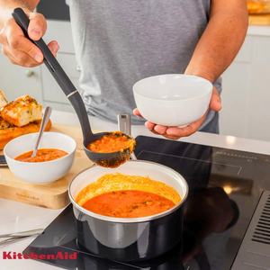 Concha Nylon Sopa Caldo Cozinha Pratica Preto KitchenAid