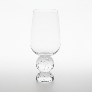 PRÉ-VENDA: Conjunto 6 Taças Vidro Base Esfera Luna Grande Transparente Linha Sintonia 500ml