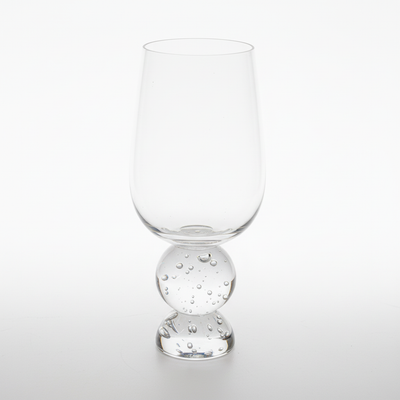 PRÉ-VENDA: Conjunto 6 Taças Vidro Base Esfera Luna Grande Transparente Linha Sintonia 500ml