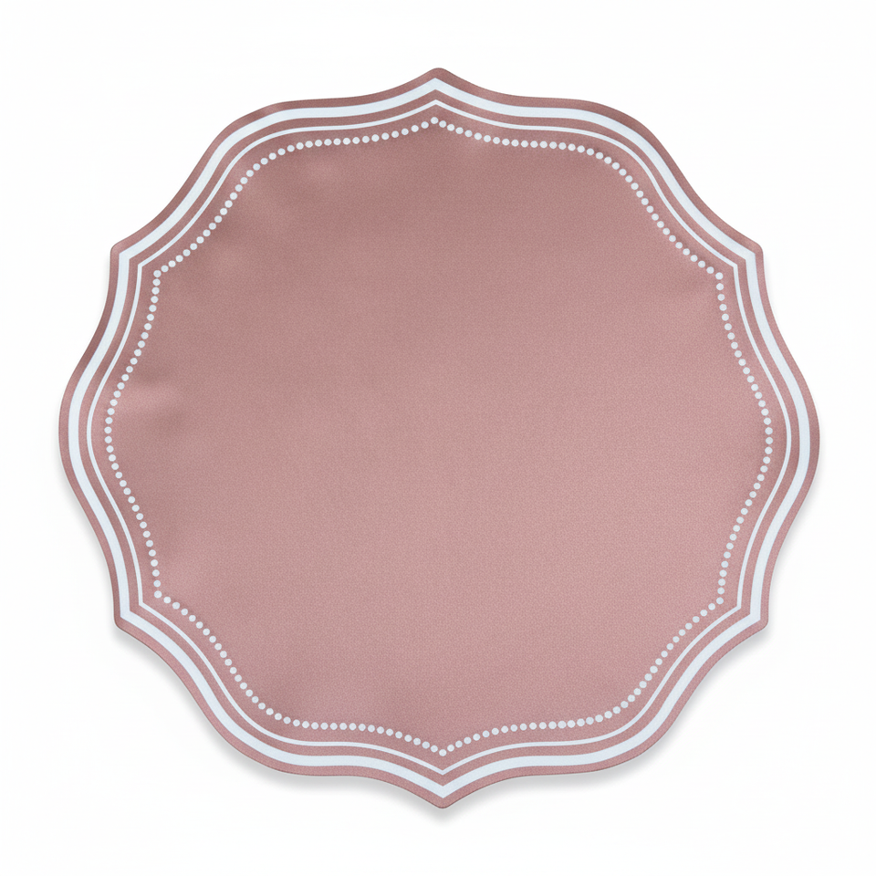 Jogo Americano Cetim Sofistic Rose 38,5cm