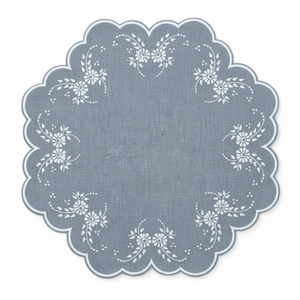 Jogo Americano Bouquet Cinza 38,5cm