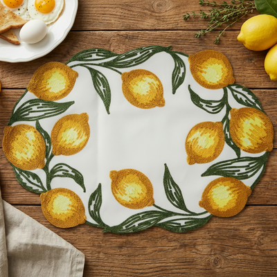 Jogo Americano Tecido Limone Color 33x48cm Tuut