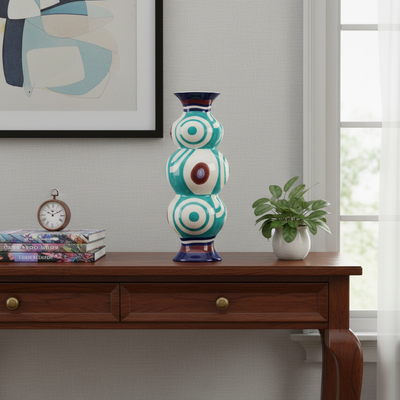 Vaso Cerâmica Orgânico Maré Serena Grande Tuut