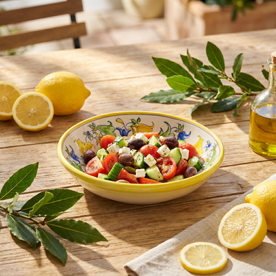 Tigela Redonda para Massa Cerâmica 20cm Napoli