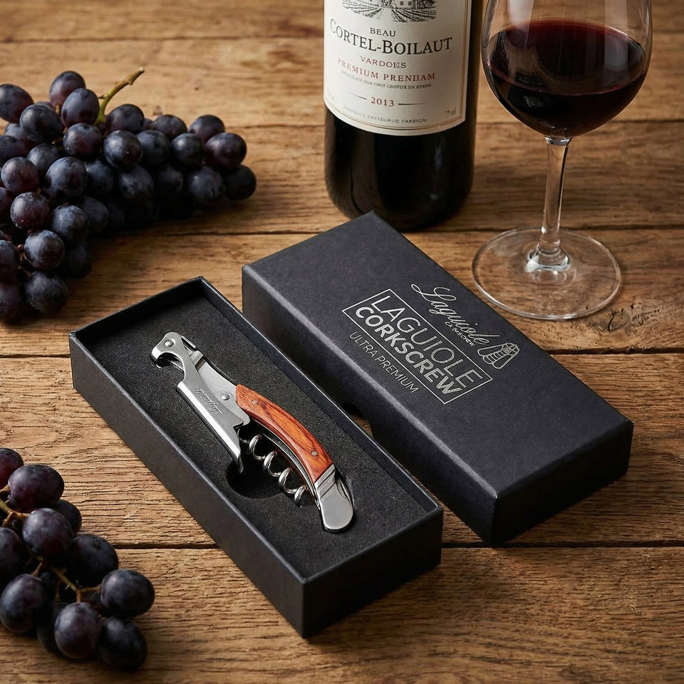 Saca-Rolhas Ultra Premium Com Caixa para Presente Laguiole La Maison