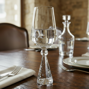 PRÉ-VENDA: Jogo 6 Taças de Vinho em Vidro com Esfera Transparente Pure Linha Sintonia 595ml