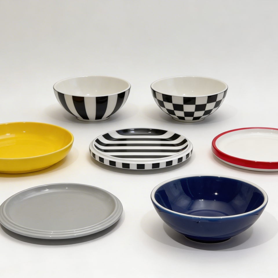 Aparelho de Jantar Mondrian 7 Pçs New Bone China L'Hermitage