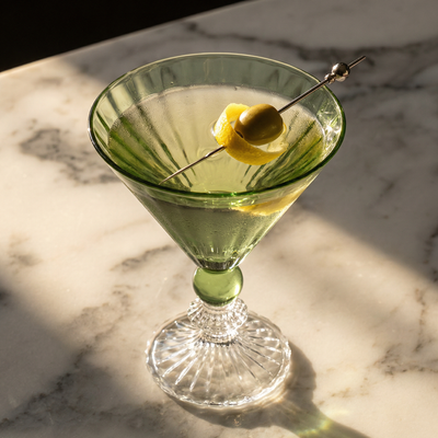 Taça para Martini Solea Verde Linha Sintonia 210ml