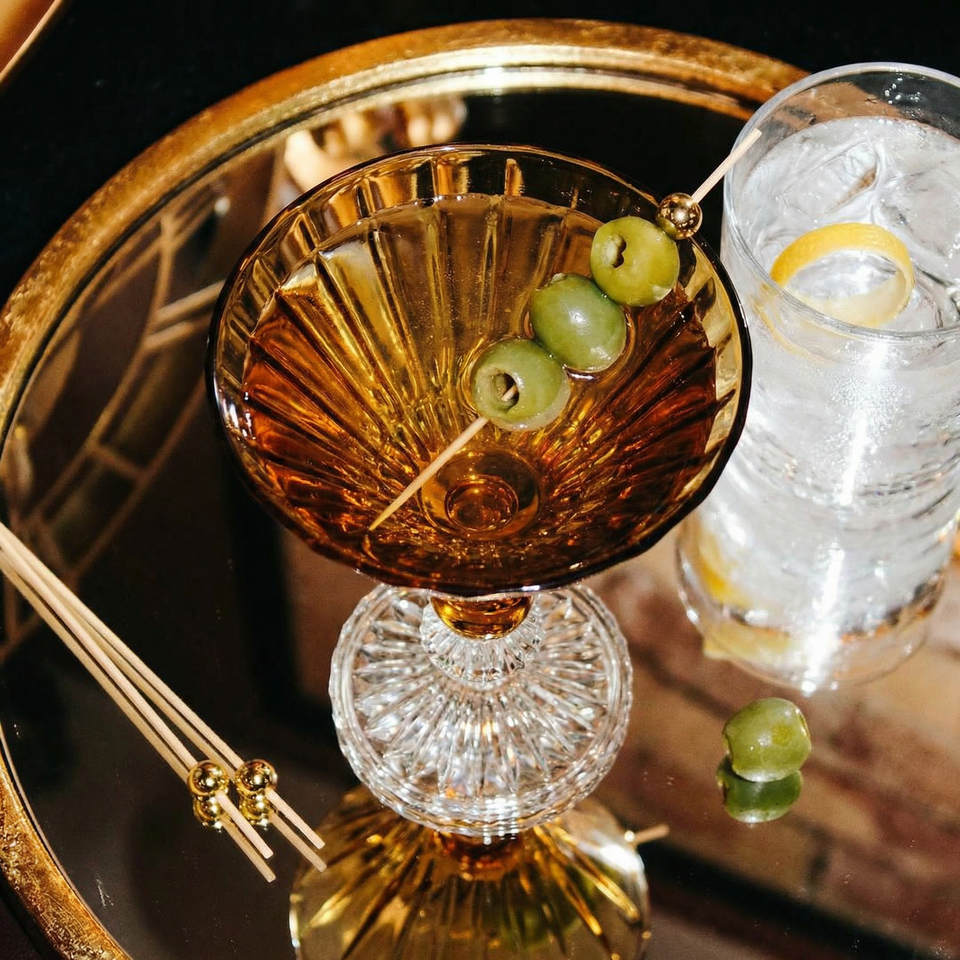 Taça para Martini Solea Âmbar Linha Sintonia 210ml