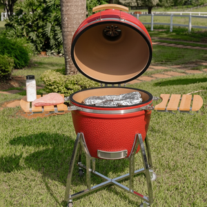 Churrasqueira Kamado Vermelha Artemano Max 27 Polegadas
