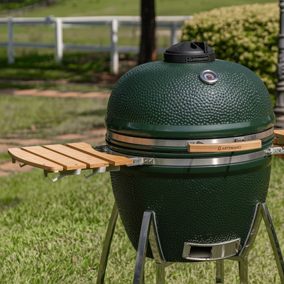 Churrasqueira Kamado Verde Artemano Max 27 Polegadas