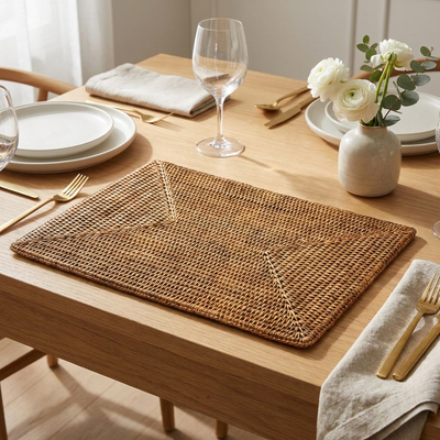 Jogo Americano em Rattan Paya Retangular 46x31cm