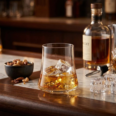 Kit com 6 Copos para Whisky em Cristal Reserva 350ml