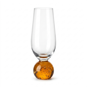 PRÉ-VENDA: Conjunto 6 Taças para Champagne base Esfera Âmbar Sphere 250ml
