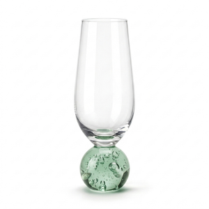 PRÉ-VENDA: Conjunto 6 Taças para Champagne base Esfera Verde Sphere 250ml