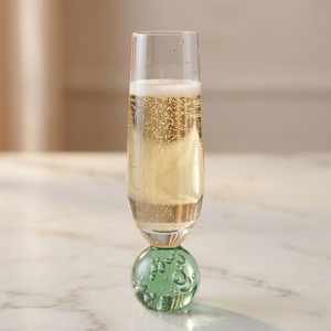 PRÉ-VENDA: Conjunto 6 Taças para Champagne base Esfera Verde Sphere 250ml