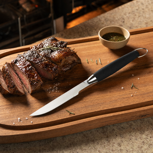 Faca para Churrasco Beef Club em Aço Inox com Cabo em Plástico Fracalanza