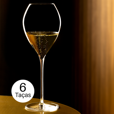 PRÉ-VENDA: Jogo 6 Taças Cristal Grand Champagne 400ml Maison Lehmann