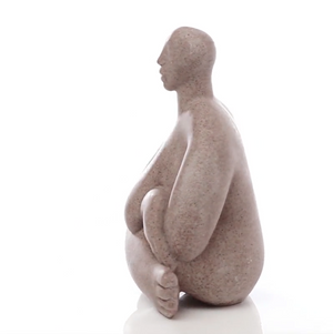 Escultura A Negra em Poliresina Areia Mart 17x13x9cm