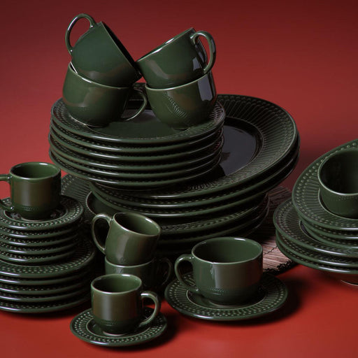 Conjunto 6 Xícaras de Chá Roma Botânico Cerâmica 161ML Porto Brasil