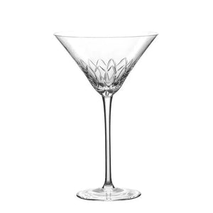 Conjunto de 6 Taças de Cristal para Dry Martini 320ml Strauss