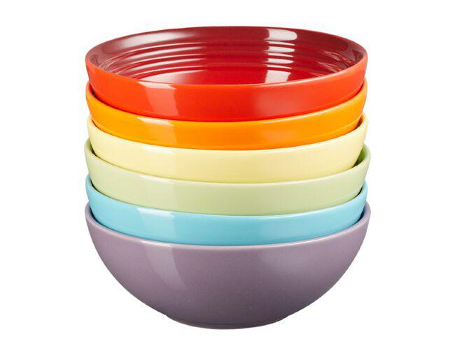 Kit com 6 Bowls para Cereal Gift Collection Le Creuset