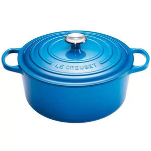 Panela Le Creuset para Risotto Signature Azul Marseille 6,4L 30cm